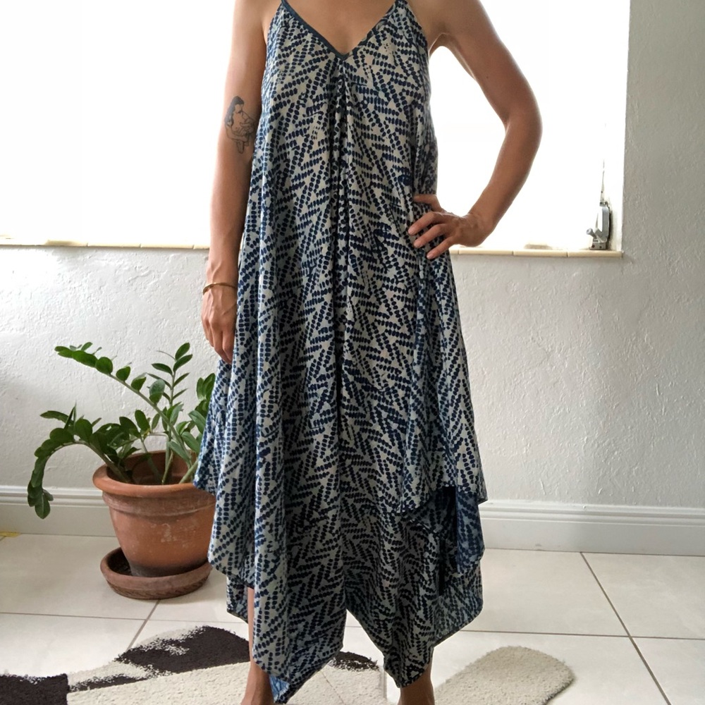 Cotton indigo Jumpsuit jumper